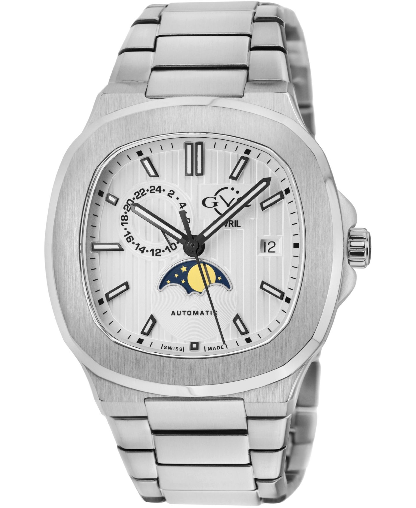 Мужские часы GV2 by Gevril Potente Swiss Automatic Bracelet Watch — фото 1