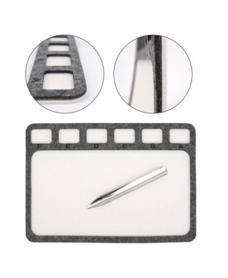 2 Set Bead Mats Scoop Board Six Grids Beading Trays DIY