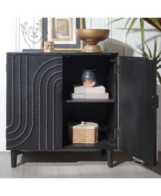 Modern Wood Storage Cabinet 30in Decorative Door Accent Sideboard For Bedroom Entryway