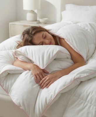400 Thread Count Cotton Sateen 700 Fill Power Down Comforter, Full/Queen