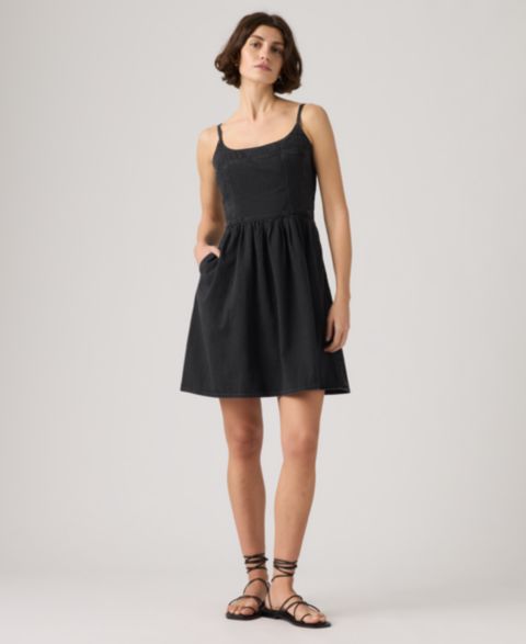 Женское платье Levi's Jadine Square Neck Denim Mini, цвет: First Or Last Dress