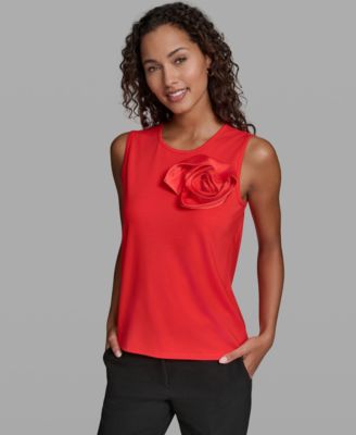 Women's Crew Neck Sleeveless Top