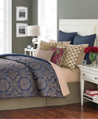 Martha Stewart Collection - Rosario 14 Piece King Comforter Set