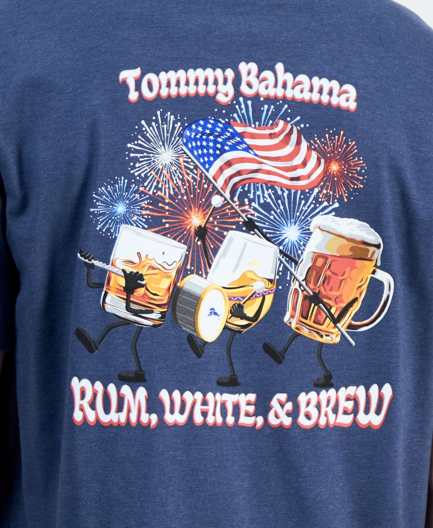 Men's Rum White and Brew T-Shirt