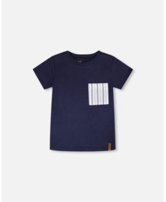 Little Boys Jersey T-Shirt with Chest Pocket