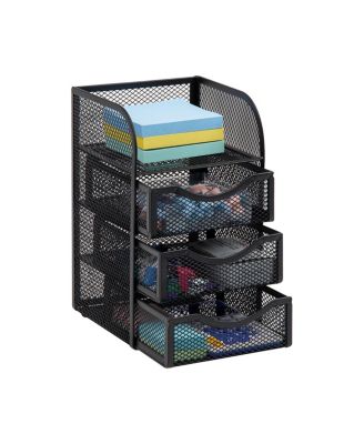 Mesh Binder Clip Basket Office Storage