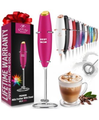 Powerful Milk Frother Wand Ultra Fast Handheld Drink Mixer