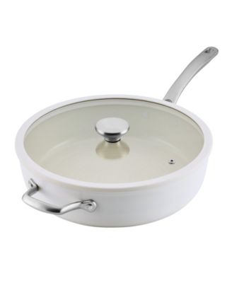 LaserDefense Ceramic Nonstick 12.15" Saut&eacute; Pan
