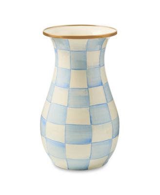 Sky Check 96 oz. Tall Vase