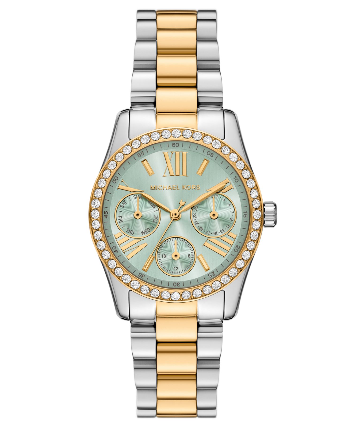 Women's Lexington Quartz Multifunction Two-Tone Stainless Steel Watch 34mm