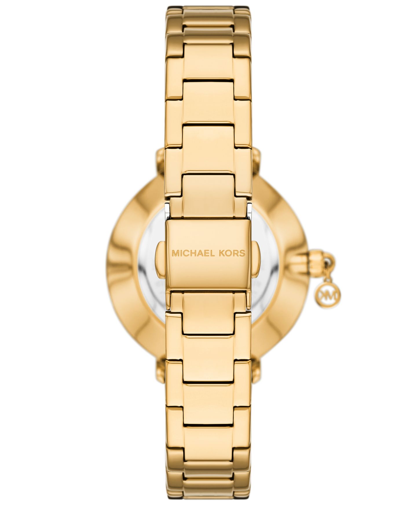 Женские часы Michael Kors Pyper кварцевые с двумя стрелками, золотистая сталь, 32 мм — фото 3