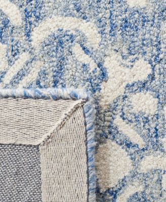 Olivier LRL6935M Blue and Ivory 8' X 10' Area Rug