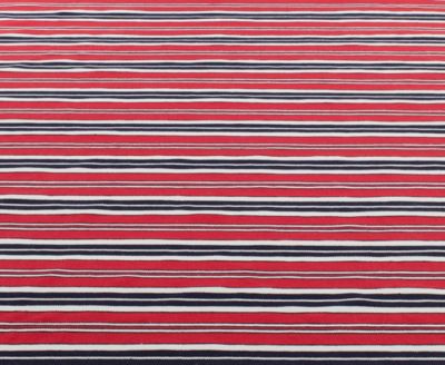 Leopold Stripe LRL2462E Red 4' X 6' Outdoor Area Rug