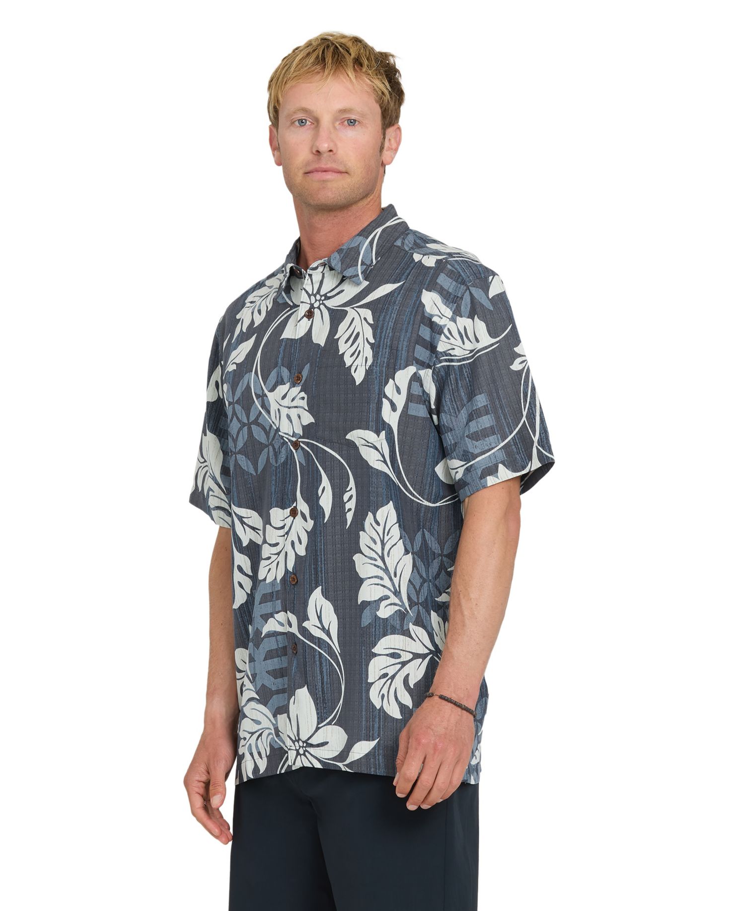 Quiksilver Men's Short-Sleeve Bloom Shirt