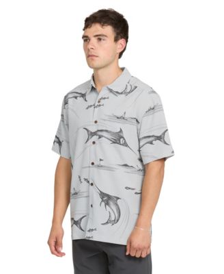Quiksilver Men's Short-Sleeve Fish On Shirt