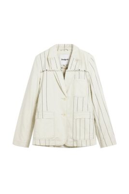 Women's Asymmetrical striped blazer