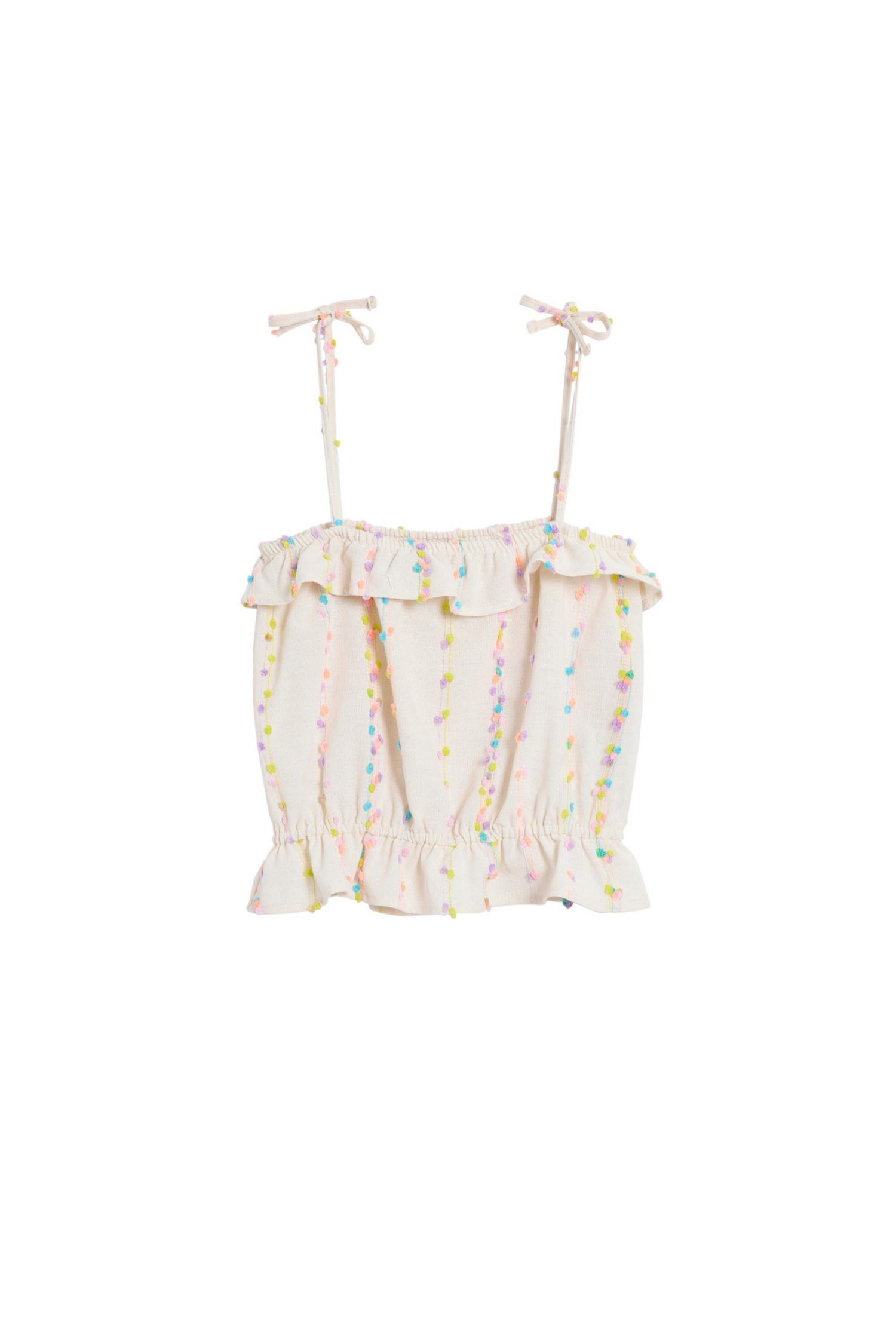 Girls Girls's Pom-pom strap top