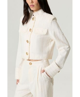 Women's Embellished Utility Jacket