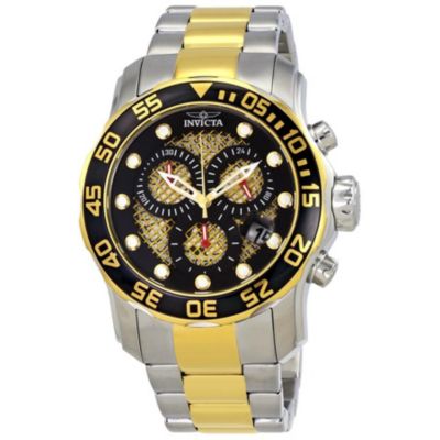 Men's 19839 Pro Diver Quartz 3 Hand Dial Watch