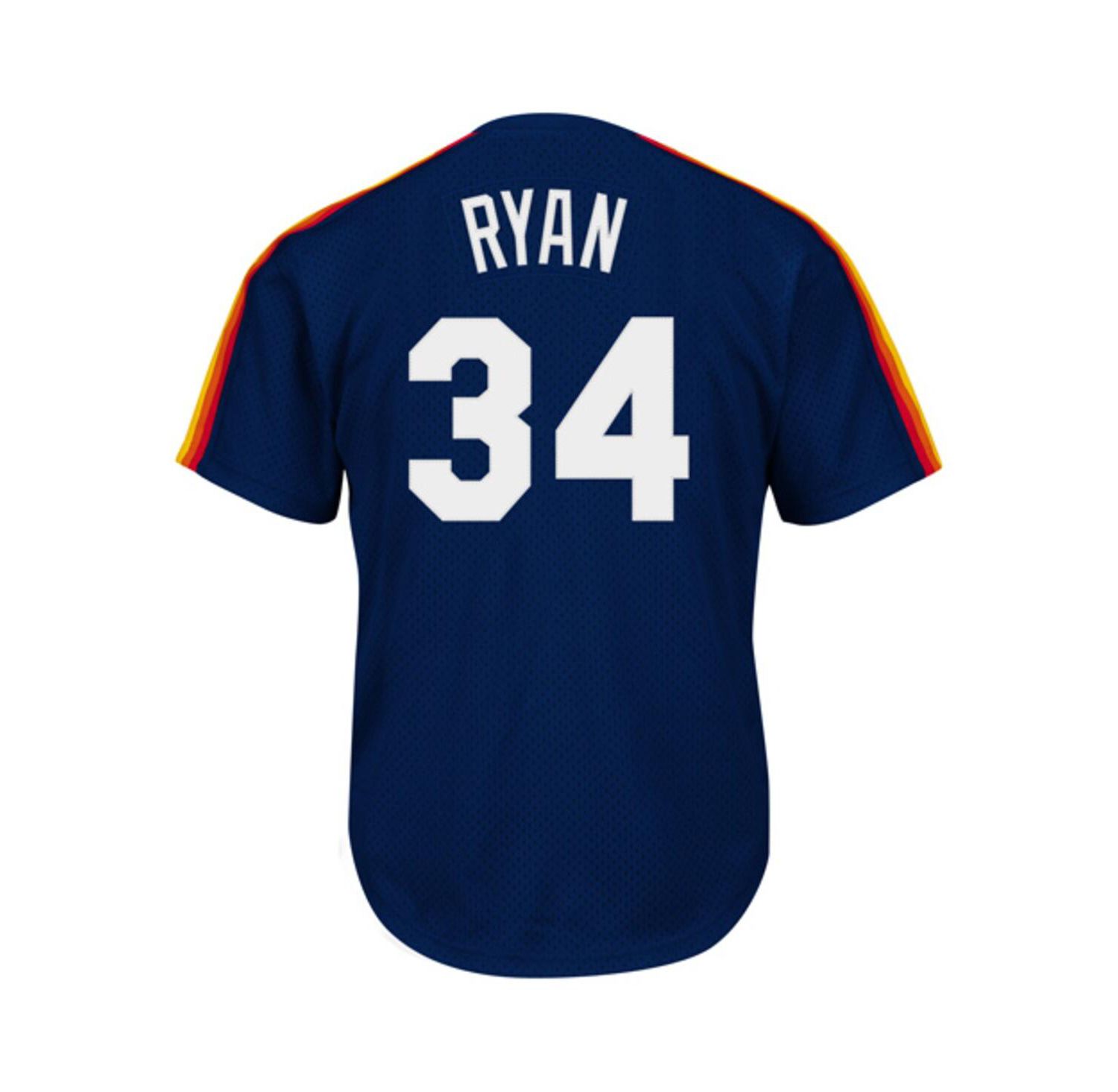 Men's Nolan Ryan Navy Houston Astros Authentic Batting Practice Jersey