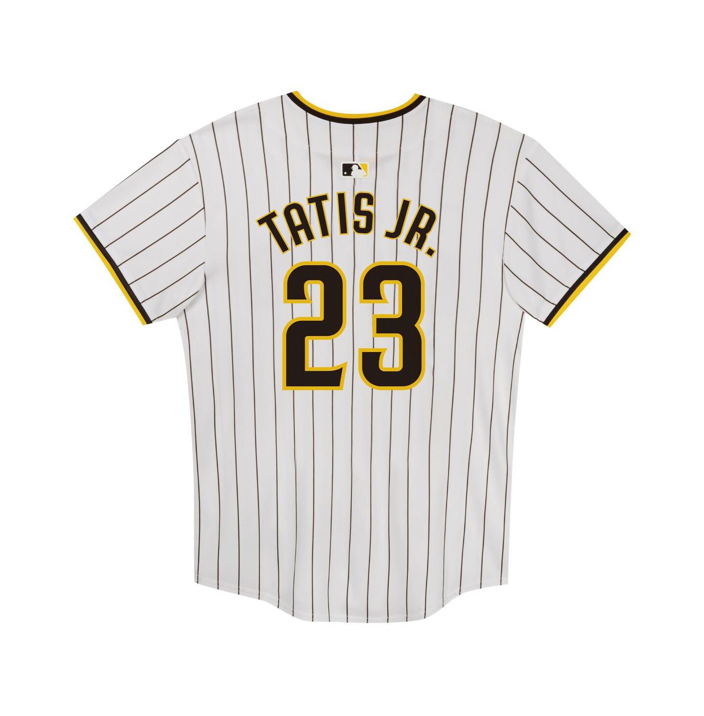 Детское джерси Nike Fernando Tatis Jr. San Diego Padres Home Game, White — фото 3
