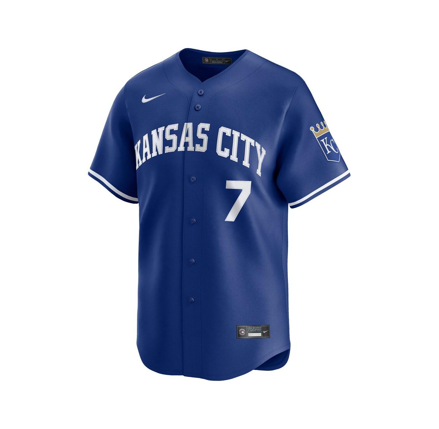 Men's Bobby Witt Jr. Royal Kansas City Royals Alternate 2 Limited Player Jersey