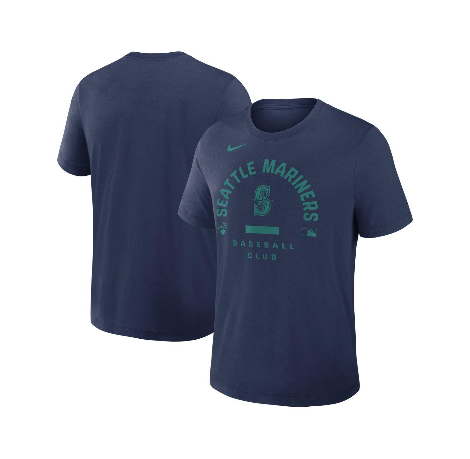 Men's Navy Seattle Mariners Authentic Collection Early Work Tri-Blend Dri-FIT T-Shirt