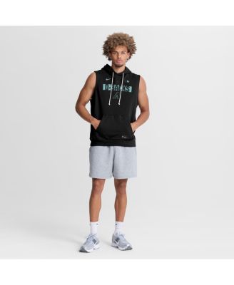 Men's Black Arizona Diamondbacks Authentic Collection Standard Issue Dri-FIT Sleeveless Hoodie