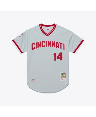Men's Pete Rose Gray Cincinnati Reds 1976 Authentic Jersey