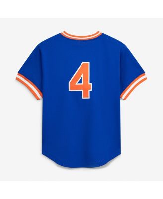 Men's Lenny Dykstra Royal New York Mets Authentic Batting Practice Jersey