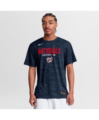 Men's Navy Washington Nationals Authentic Collection Velocity Dri-FIT T-Shirt