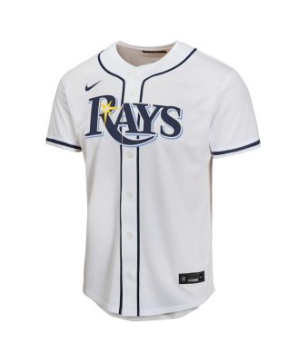 Big Boys and Girls Junior Caminero White Tampa Bay Rays Home Player Game Jersey