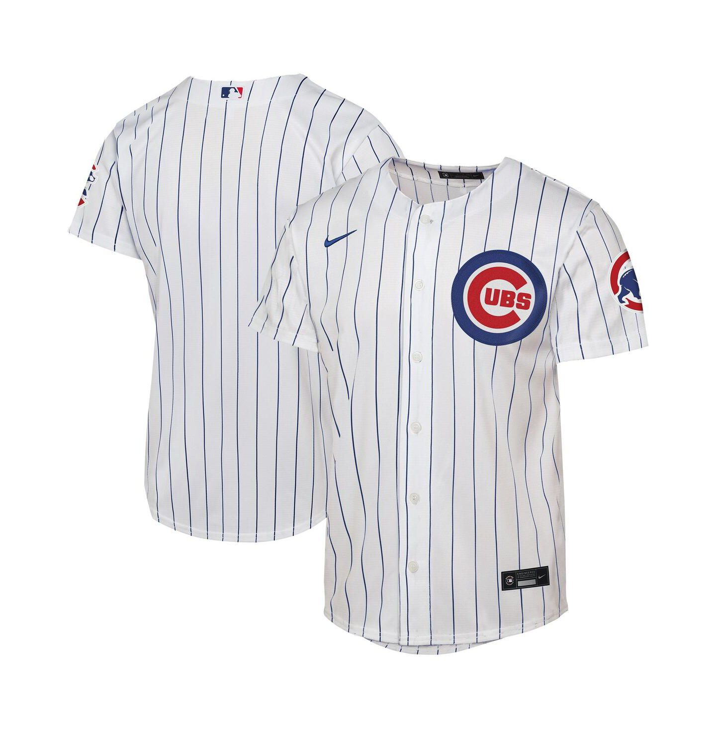 Детский топ Nike White Chicago Cubs Home Stadium Jersey — фото 1