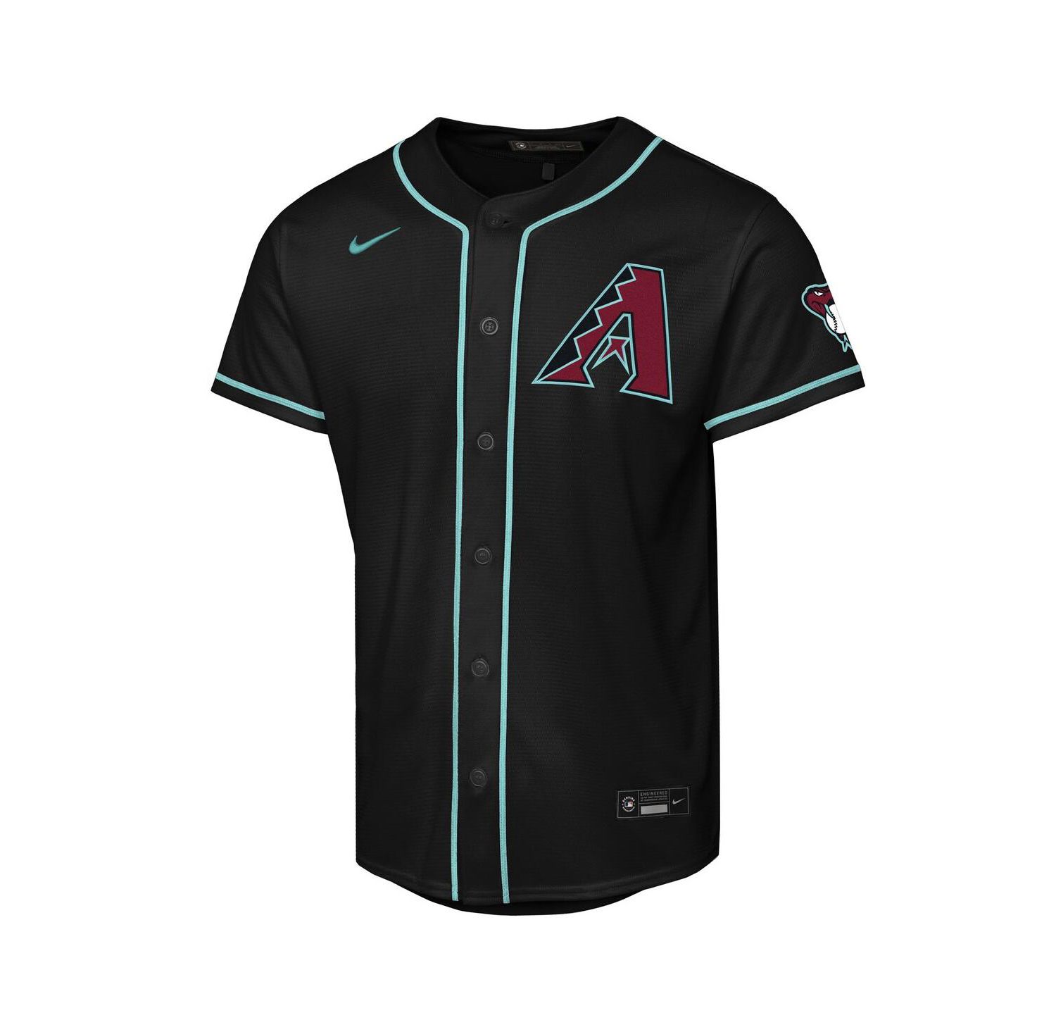 Big Boys and Girls Black Arizona Diamondbacks Alternate Stadium Jersey