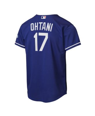 Big Boys and Girls Shohei Ohtani Royal Los Angeles Dodgers Alternate Stadium Jersey