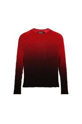 Women's Gradient texture blouse