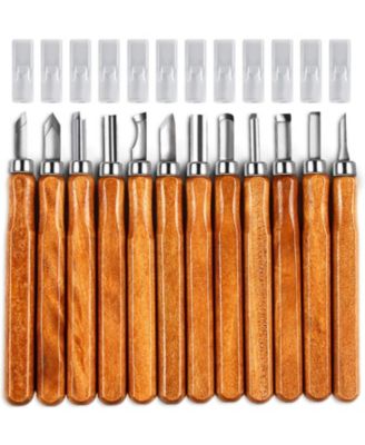 20 pieces Wood Carving Set Carbon Steel Hand Tool Kit Diy Sculpture Carpenter Experts Beginners