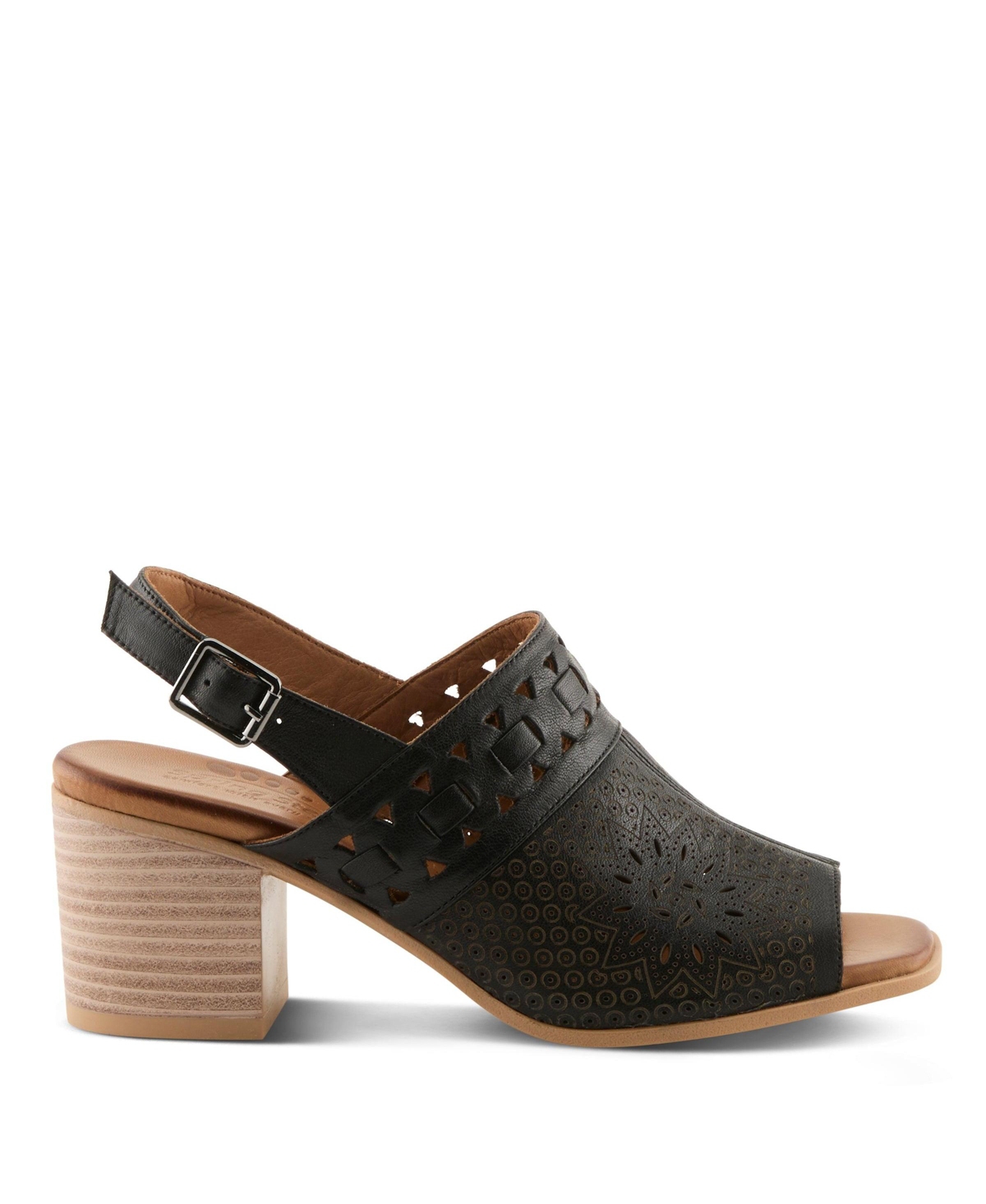 Spring Step Women s Sunela Slingback Sandal with Laser-cut Style and Comfort