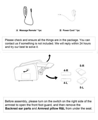 Swivel Power Recliner, Rocking Glider Chair with Massage & Heat