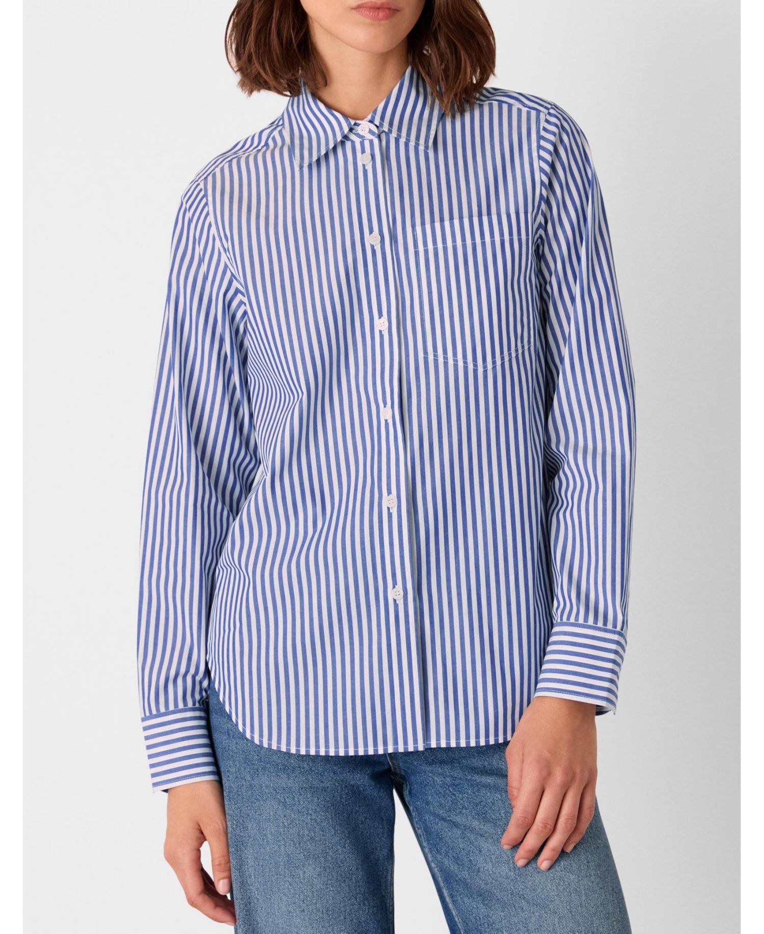 Women's Relaxed Fit Stripe Shirt