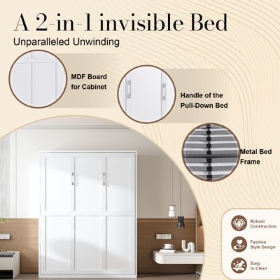 Murphy Bed, Foldable Wall Bed