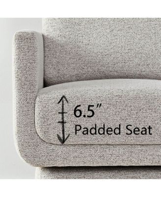 Modern Swivel Accent Chair, Upholstered Lounge Chair, 1 Piece