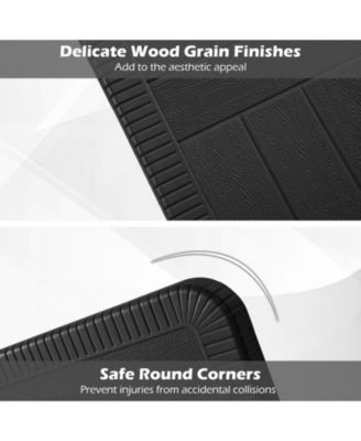 Square HDPE Outdoor Picnic Table and 4-Bench Set for 4-8 People