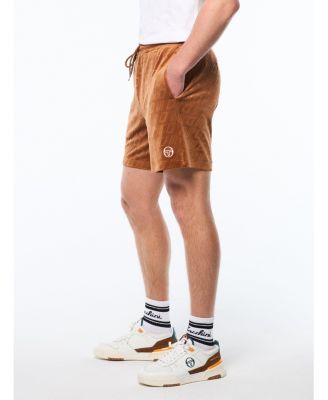 Men's Bandiera Debossed Velour Short