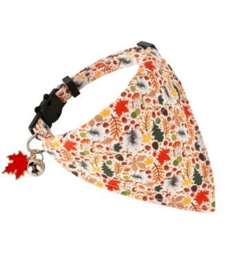 Cat Collars Breakaway With Removable Bandana Adjustable Bunny Pattern Cat Kitten Collars