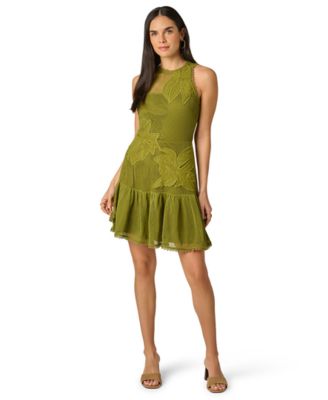 slim fit dress slacks Zapaka Women Sparkly Dark Green Sequins Tight Short Homecoming Dress Spaghetti Straps Cocktail Party Dress, Dark Green / US14 main image 1