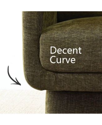 360 Swivel Barrel Accent Chair, Modern Club Lounge Chair, 1 Pc