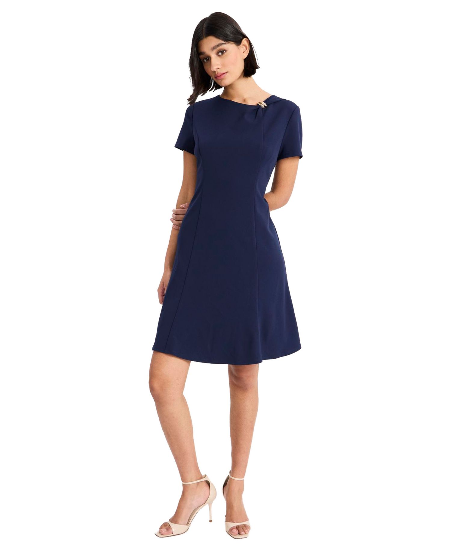 Women's Short-Sleeve Mini Dress