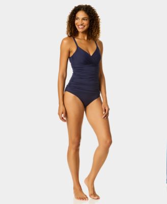 Women's Surplice Underwire Tankini Top