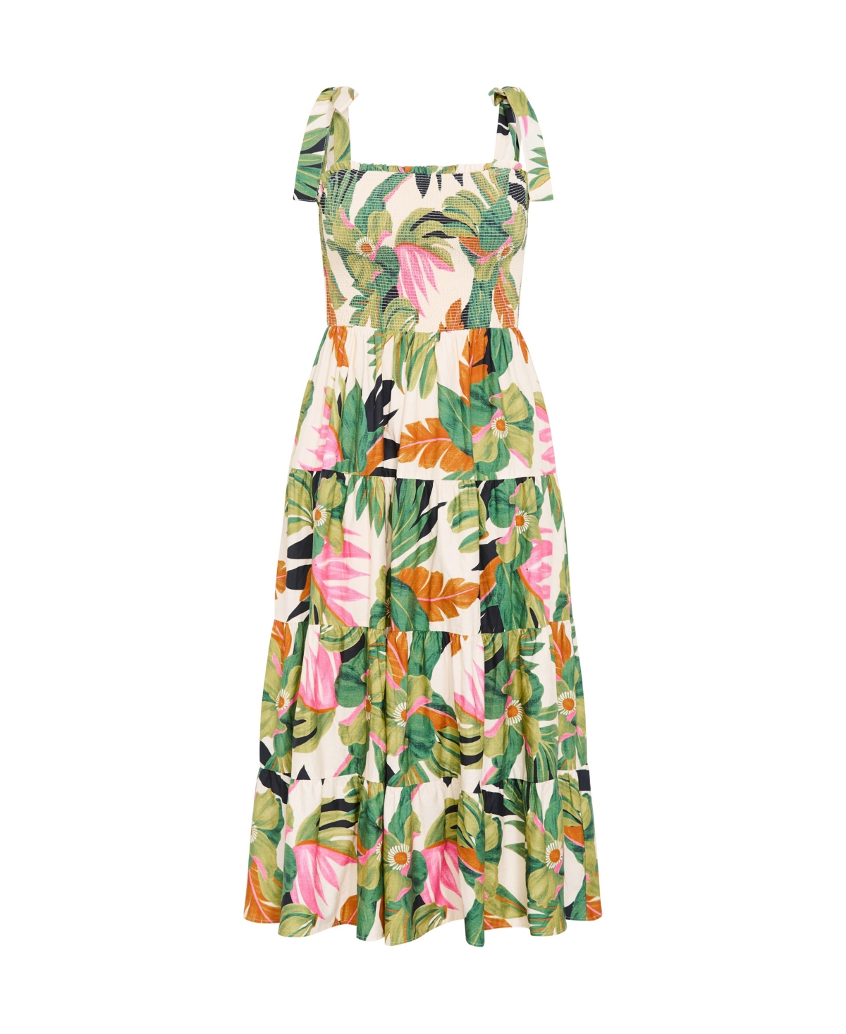 City Chic Women's Paradiso Print Maxi Dress